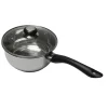 Casserole inox avec couvercle en verre 18 cm Baumalu