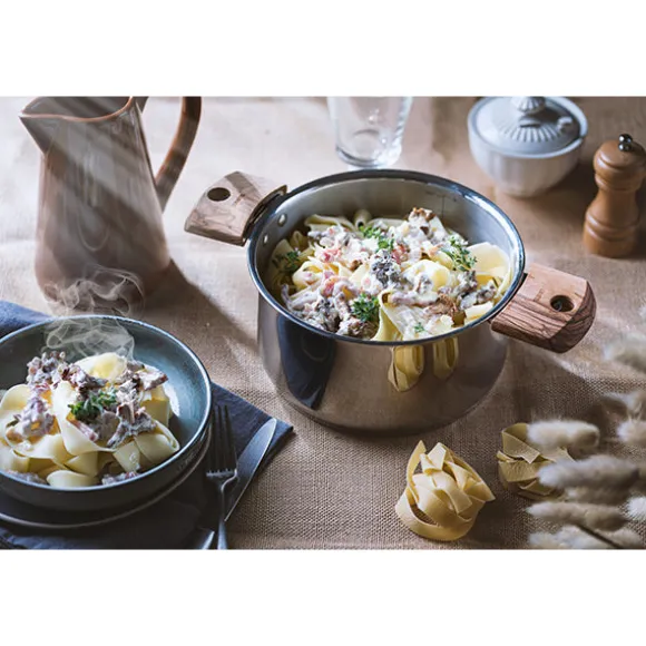 Casserole inox Casteline sans manche 18 cm Cristel