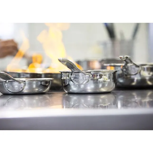 Casserole inox Castel'Pro 16 cm Cristel