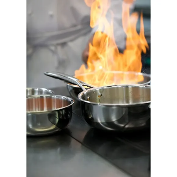 Casserole inox Castel'Pro 16 cm Cristel
