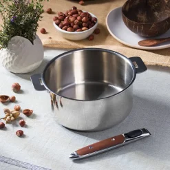 Casserole inox Mutine sans manche 18 cm Cristel