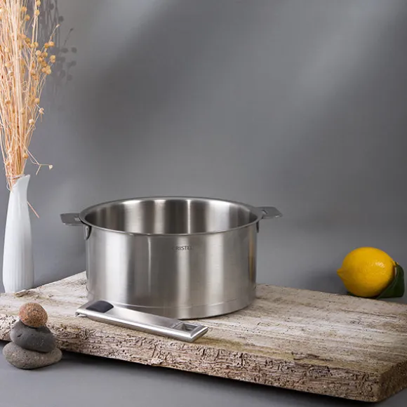 Casserole inox Strate sans manche 20 cm Cristel
