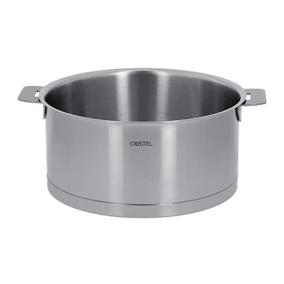 Casserole inox Strate sans manche 16 cm Cristel