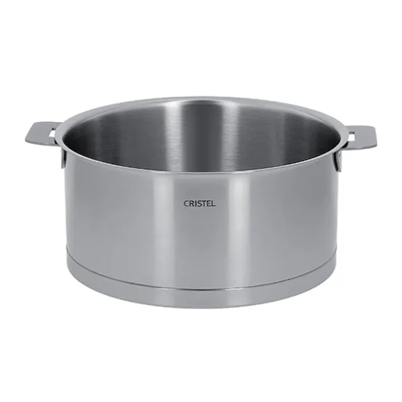 Casserole inox Strate sans manche 14 cm Cristel