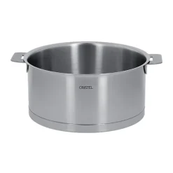 Casserole inox Strate sans manche 18 cm Cristel