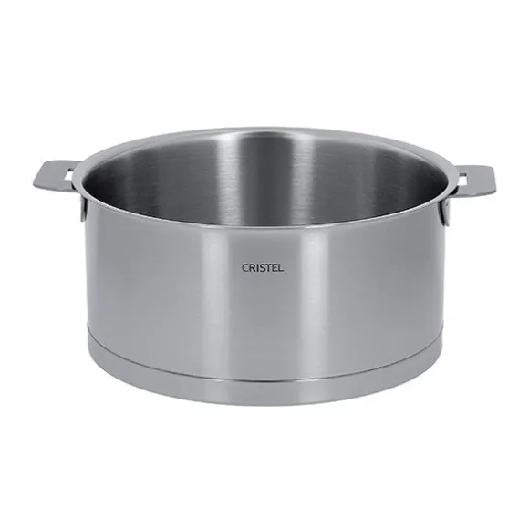 Casserole inox Strate sans manche 12 cm Cristel