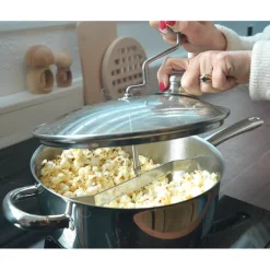 Casserole à popcorn en inox 24,5 cm Artame