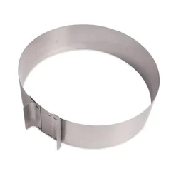 Cercle à gâteau extensible en inox 15,5 à 30 cm Mathon