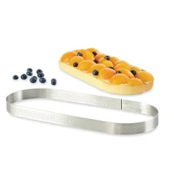 Cercle perforé oblong 30 x 11 cm De Buyer