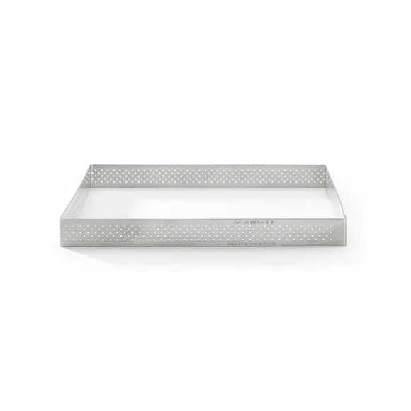 Cercle à tarte carré perforé 20 cm De Buyer