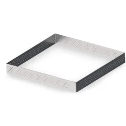 Cercle à tarte carré perforé 20 cm De Buyer
