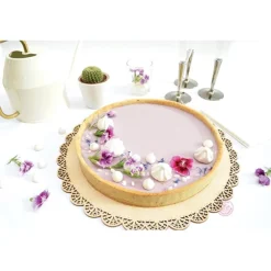 Cercle à tarte extensible perforé en inox Scrapcooking