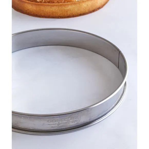 Cercle à tarte inox 24 cm Gobel