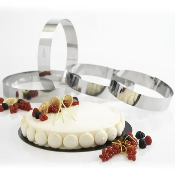 Cercle à tarte inox 24 cm Patisse