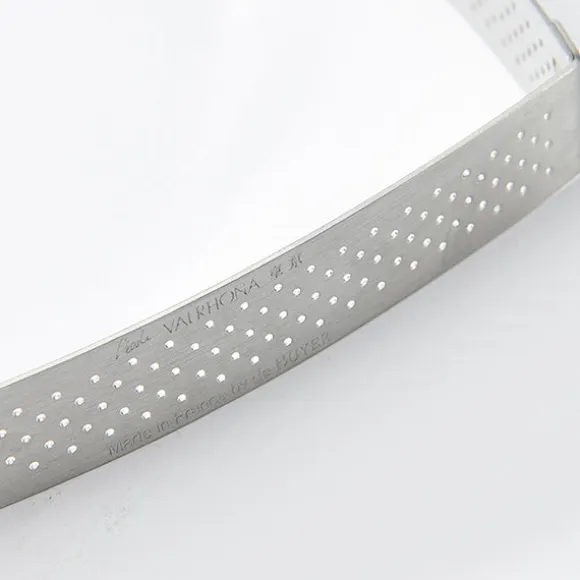 Cercle à tarte perforé Cœur individuel De Buyer