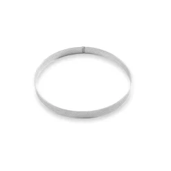 Cercle à tarte perforé en inox rond 20 cm Mathon