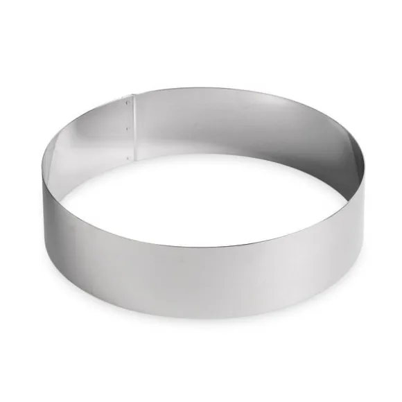 Cercle à vacherin inox 24 cm Gobel