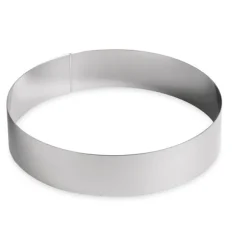 Cercle à vacherin inox 28 cm Gobel