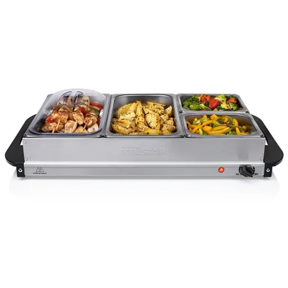 Chauffe plat 4 compartiments 6,8 L - 300 W Tristar