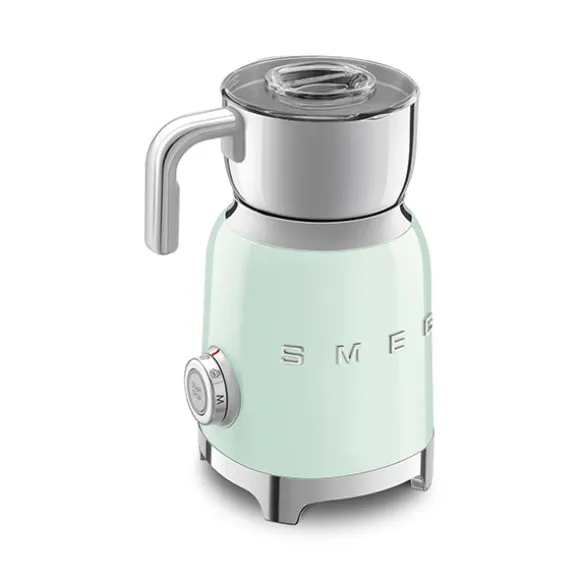Chocolatière et mousseur de lait 500 W MFF11PGEU vert d’eau Smeg