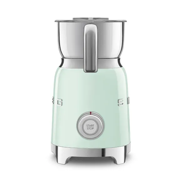 Chocolatière et mousseur de lait 500 W MFF11PGEU vert d’eau Smeg