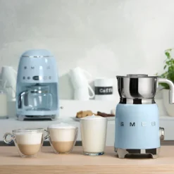 Chocolatière et mousseur de lait 500 W MFF11PBEU bleu azur Smeg