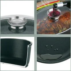 Cocotte à braiser en fonte d'aluminium Kerros 8 L Kela