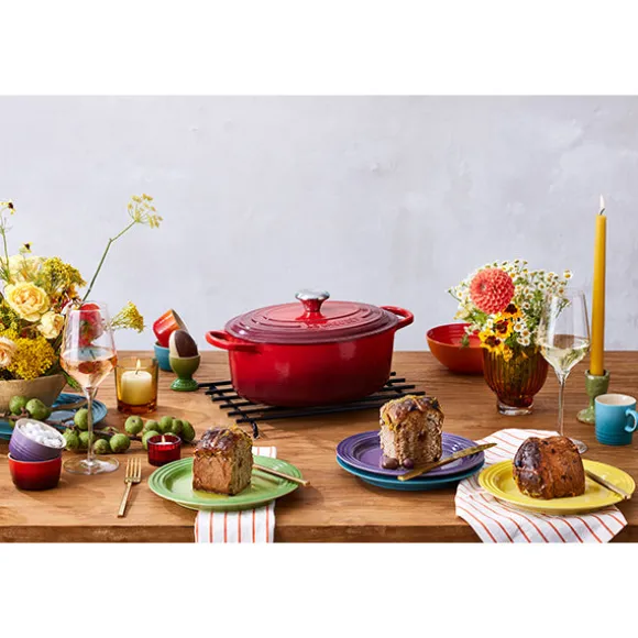 Cocotte fonte ovale cerise 27 cm Le Creuset