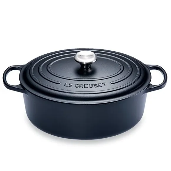 Cocotte fonte ovale 31 cm noir Le Creuset