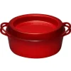Cocotte fonte ovale Doufeu 32 cm 7,2 L cerise Le Creuset