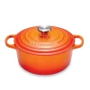 Cocotte fonte rond 24 cm volcanique Le Creuset