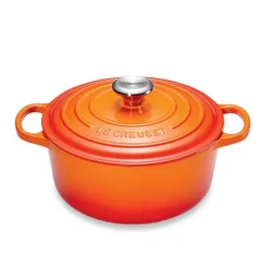 Cocotte fonte rond 26 cm volcanique Le Creuset