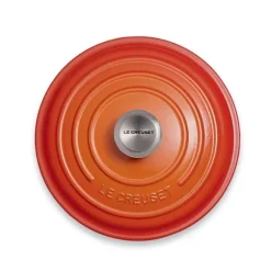 Cocotte fonte rond 26 cm volcanique Le Creuset