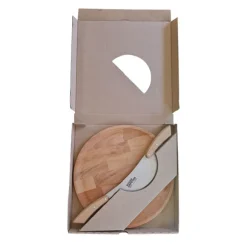 Coffret couteau Pizza Rocket et planche à pizza 33 cm Roger Orfèvre