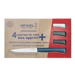 Coffret 4 couteaux de table Bon Appétit tempête Opinel