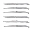 Coffret 6 couteaux Laguiole tout inox Damas Jean Dubost