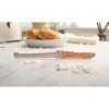 Coffret 3 couteaux à pain, fromage et tartineur en bois d’olivier Roger Orfèvre