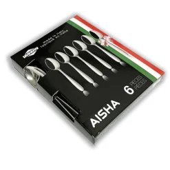 Coffret 6 cuillères à café Aisha Inoxriv