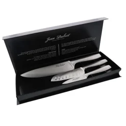 Coffret de 3 couteaux de cuisine inox Fusal Jean Dubost