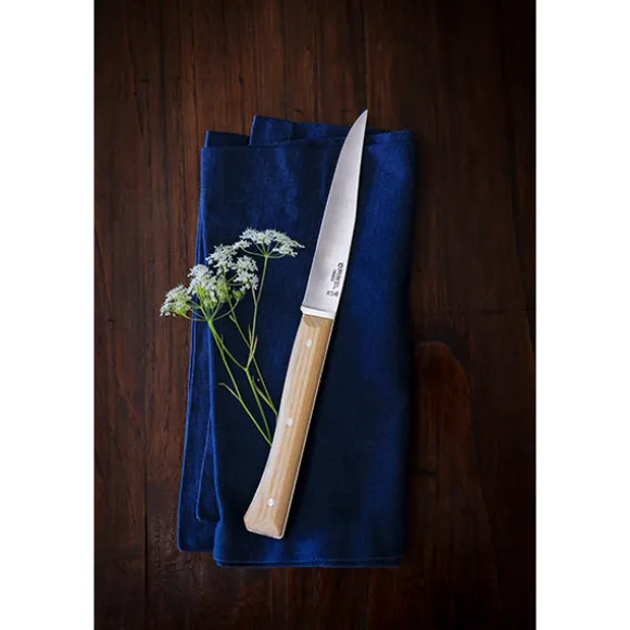 Coffret de 4 couteaux de table à lame lisse Facette frêne Opinel