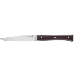 Coffret de 4 couteaux de table à lame lisse Facette frêne sombre Opinel