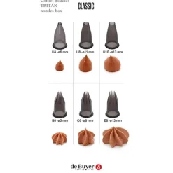 Coffret 6 douilles en Tritan Classique De Buyer