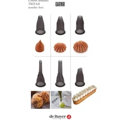 Coffret 6 douilles en Tritan Garnir De Buyer
