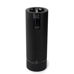 Coffret duo de moulins à poivre et à sel électriques Line noir mat 15 cm Peugeot