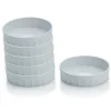 6 coupelles en porcelaine 12 cm