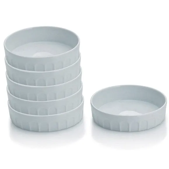 6 coupelles en porcelaine 12 cm