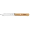 Couteau N°113 lame crantée inox 10 cm naturel Opinel