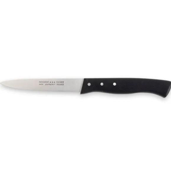 Couteau office lame droite 9 cm Affidentée avec protection Nogent