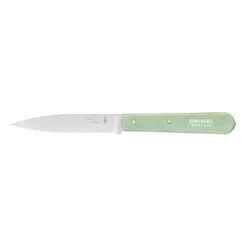 Couteau office N°113 lame crantée inox 10 cm sauge Opinel