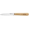 Couteau office N°112 lame lisse inox 10 cm naturel Opinel